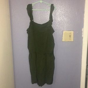 Old Navy Olive Green Romper